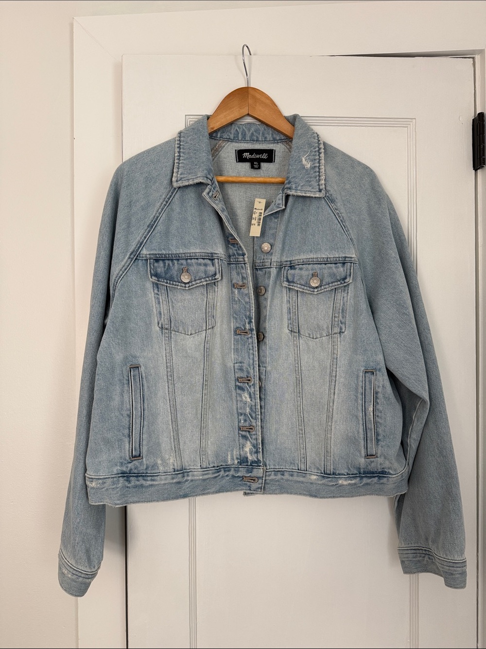 Madewell Light Blue Washed Denim Jacket